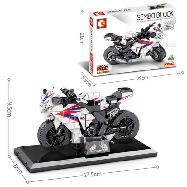 Stavebnice Sembo motorka - Image 3