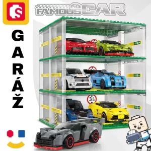 Stavebnice Sembo, velká garáž