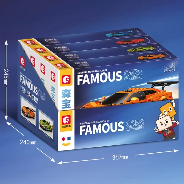 SEMBO MEGA SET: 4 MEGA AUTA za cenu 1!
