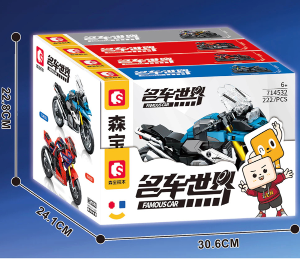 SEMBO MEGA SET motorek 4v1